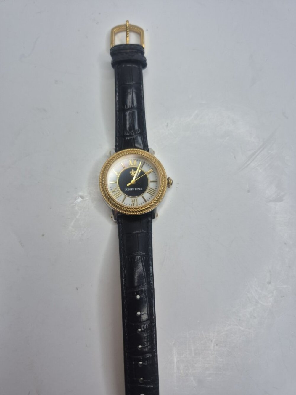 JUDITH RIPKA CLASSIC EDITION Quartz Watch New Battery 8.25" Band